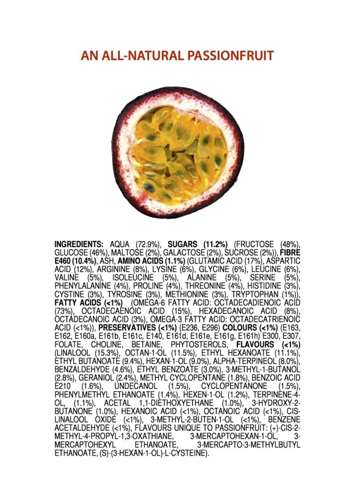 passion fruit ingredients
