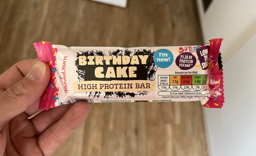 ALDI Birthday Cake Protein Bar